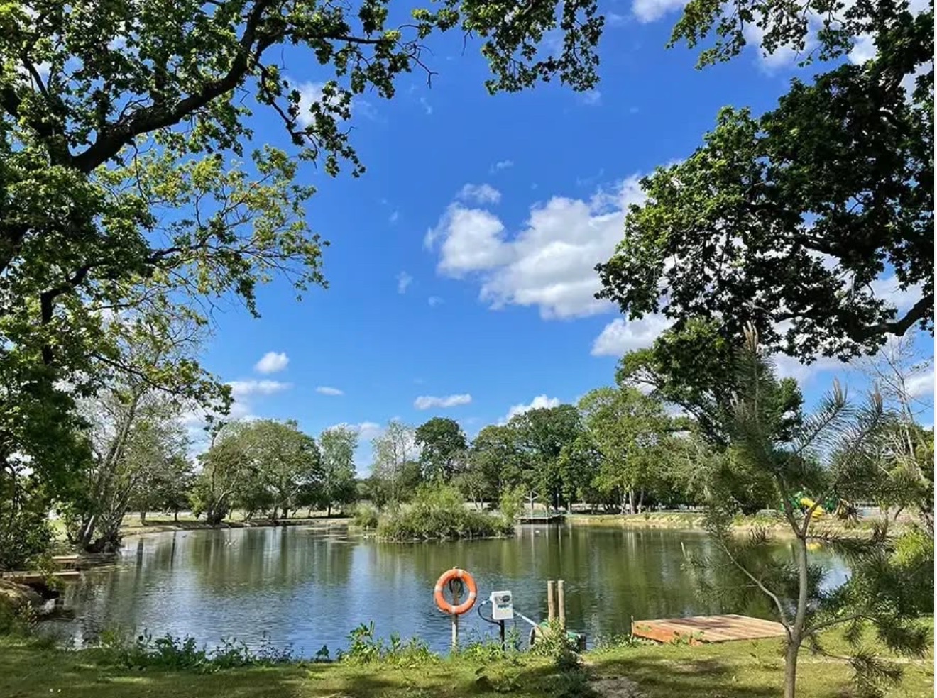 Alder Pool on a clear summer afternoon